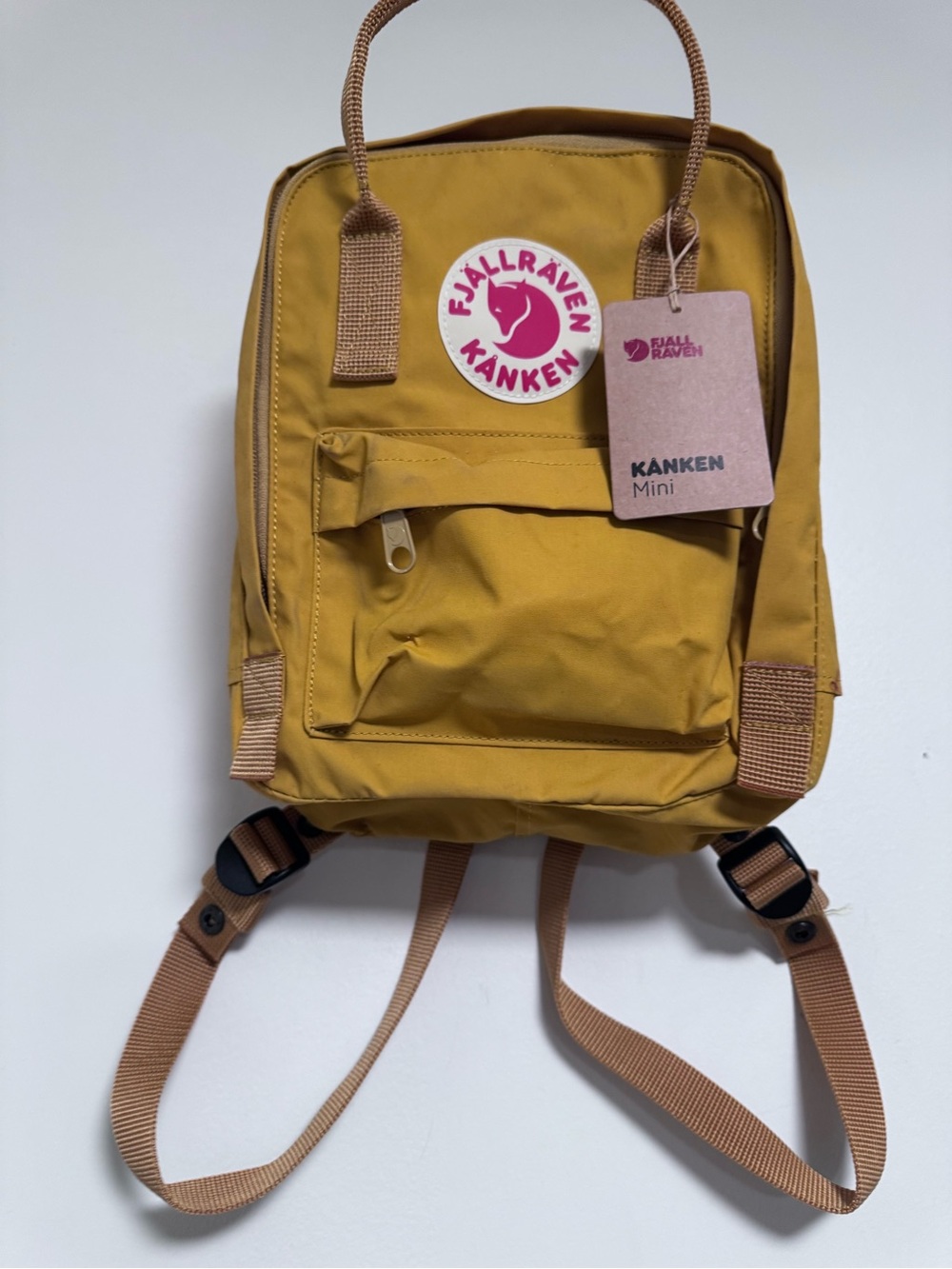 Fjallraven Kanken Mini Backpack in Ochre NWT - Picture 2 of 6